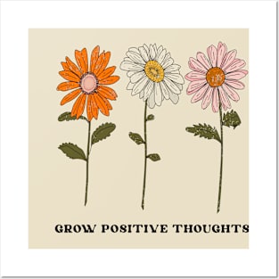 Daisy-Grow positive thoughts,garden gift,plant lover Posters and Art